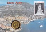 Principality of Monaco Grace Kelly Numismatic Philatelic Envelope