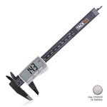 150mm 6" Digital Caliper Lightweight Measures Depth Step in Metric and Imperial