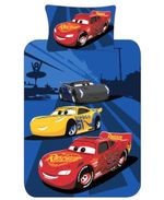 Disney Cars Lightning McQueen Single Duvet Cover Set Boys Bedding Set Blue