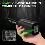 GTGUARD 1080p Monocular Night Vision Digital 300M Infrared Darkness Goggles UK