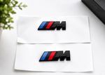 2x Black M Sport Boot Rear Emblem Sticker Fender Badge for BMW 7.3 x 2.7cm