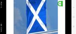 Scotland Flag, St Andrew’s Cross Blue & White Flag 5 x 3ft. with eyelets  