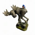 Big Sky Carvers Bearfoots Mooses Moose Bluebird Figurine Retired 2002 6.5"