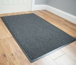 Grey Barrier Mat Runner Non Slip Heavy Duty Machine Washable Entryway Kitchen 