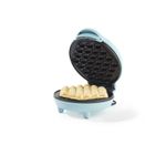 Giles & Posner Bubble Waffle Maker – 18cm, PFAS-Free Coating, 600W, Sorbet Blue