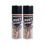 X2 SPRAYTEKK Rust Converter 400ml Spray Paintable Anti-Corrosion Metal Treatment