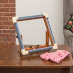 Punch Needle Frame 35*35cm with stand and gripper frame cover