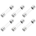 10A 250V Glass Fuse 6x30mm Time Delay Fuse for Home Appliances 6 Pcs