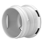 Blauberg BlauFast 75mm Manifold Box Connector Semi Rigid Radial Duct MVHR