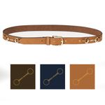 Ladies Suede Belt Womens Snaffle Equestrian Trouser Suede Belts Rydale 3 Colours