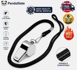 STAINLESS STEEL REFEREE WHISTLE SPORTS SCHOOL FOOTBALL RUGBY OUTDOOR