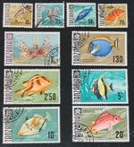 TANZANIA 1967 'Fishes' SG143-157a Part Set Used Stamps #S3292#
