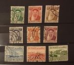 Kuwait stamp early selection up to 75 paise around 1961 Gen3
