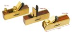 3pc  Mini Brass Bull nose Scraper Block Plane Wood Working Craft Planar Tool Set