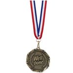 Well Done Medals & Ribbons AM906G - Engraved FREE with your message - Free P+P