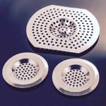3 X STAINLESS STEEL SINK BATH PLUG HOLE STRAINER BASIN HAIR TRAP DRAINER COVER