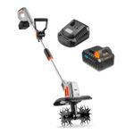 VonHaus Tiller Cordless, Garden Soil Cultivator/Rotavator, 20V Battery & Charger