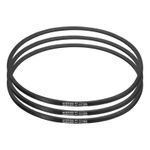 3Pcs SPZ-900 Drive Wedge Belts V-Belt, 900mm Pitch Girth,10mm Width 8mm Height
