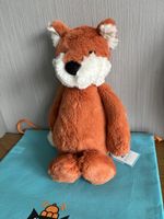 Jellycat Bashful Fox Cub BNWT Rare & Retired with Jc Bag & Tag Proctor Plush