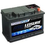 LP75 75ah 12v Leisure Battery ABS Leisure Deep Cycle Campervan Caravan