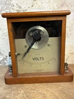 Philip Harris & Co Wooden Cased Voltmeter School Lab Display