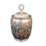James Tufts Silverplate Tead Caddy Boston 2791