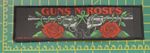 Guns And Roses Pistols Logo Super Strip Woven Sew On Patch Officially Licensed