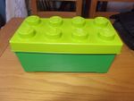 Lego Duplo 8 Stud Stackable empty Storage Box Green storage box