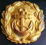 ✚6799✚ German Navy Kriegsmarine officer parade belt buckle gold WW2 Dolchkoppel