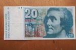 Switzerland 20 Swiss Francs CHF Banknote Horace-Benedict de Saussure 6th Series