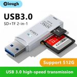 2 In 1 TF SD Card Reader USB 3.0 Micro SD Card To USB Adapter Smart Card Reader