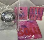 MADONNA ABSOLUT ICON NYC  LOT SEALED 1 DISCO BALL CUP, 1 SCARF, 2 COASTERS NEW