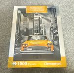 Clementoni Platinum Collection 1000 Piece Jigsaw Puzzle Yellow Taxi City
