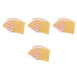 Yellow Reusable Price Tags 720Pcs for Retail Store Durable Adhesive Labels