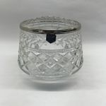 Stuart Crystal Rose Bowl Large Heavy Etched (Stella March 1996)