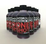  8 x GATOR 1 One Shot 2 stroke Red Mineral Low Smoke Oil 100ml API TC, JASO FB