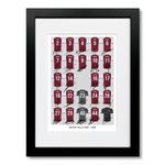 ASTON VILLA 2025-2026 SQUAD TEAM SIGNED POSTER PRINT PHOTO WATKINS MORGAN ROGERS