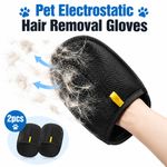 Pet Hair Remover Glove Reusable Electrostatic for Dog Cat Sofa Carpet Car Seat