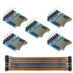 5 Pack Micro SD Card Module Memory Shield with Dupont Wire