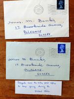 2 Envelopes Posted During 1971 Postal Strike - Polgate