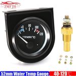 Universal Car Van 2" 52mm Digital LED Water Temp Temperature Gauge Kit 40~150??