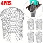 4Pcs Metal Aluminum Gutter Mesh Filter Trap Leaf Debris Guard Waterproof Drainag