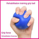 Massage Therapy Grip Ball for Hand Finger Strength Exercise Stress Relief(Blue)