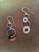 14k White Gold Earrings Small
