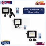 30W Security Lights Outdoor with Remote Control PIR Motion Sensor LED Floodlight