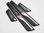 For Kia Picanto Accessories Car Door Sill Cover Scuff Plates Guard Protectors