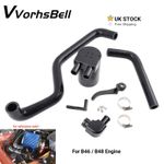 Double-baffle Oil Catch Can Kit w/ Hose for BMW B46 B48 F22 F30 F32 120i 125i UK
