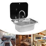 RV Camping Sink Kit with Tap Sink Basin Set for Motorhome