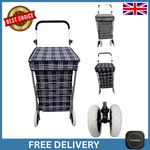 Shopping Trolley 4 Wheel Folding Cart Travel Premium 60L