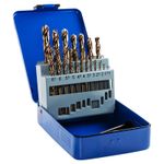 Rennie Tools - 19 Piece HSS Cobalt Jobber Drill Set 1 - 10mm In 0.5mm Increments